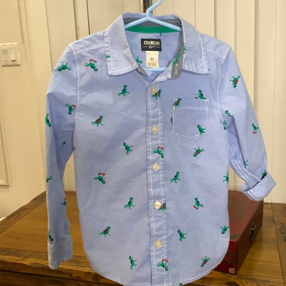 OshKosh B'gosh Other - OSHKOSH Bgosh Boys Button Down Dinosaur Size: 5T